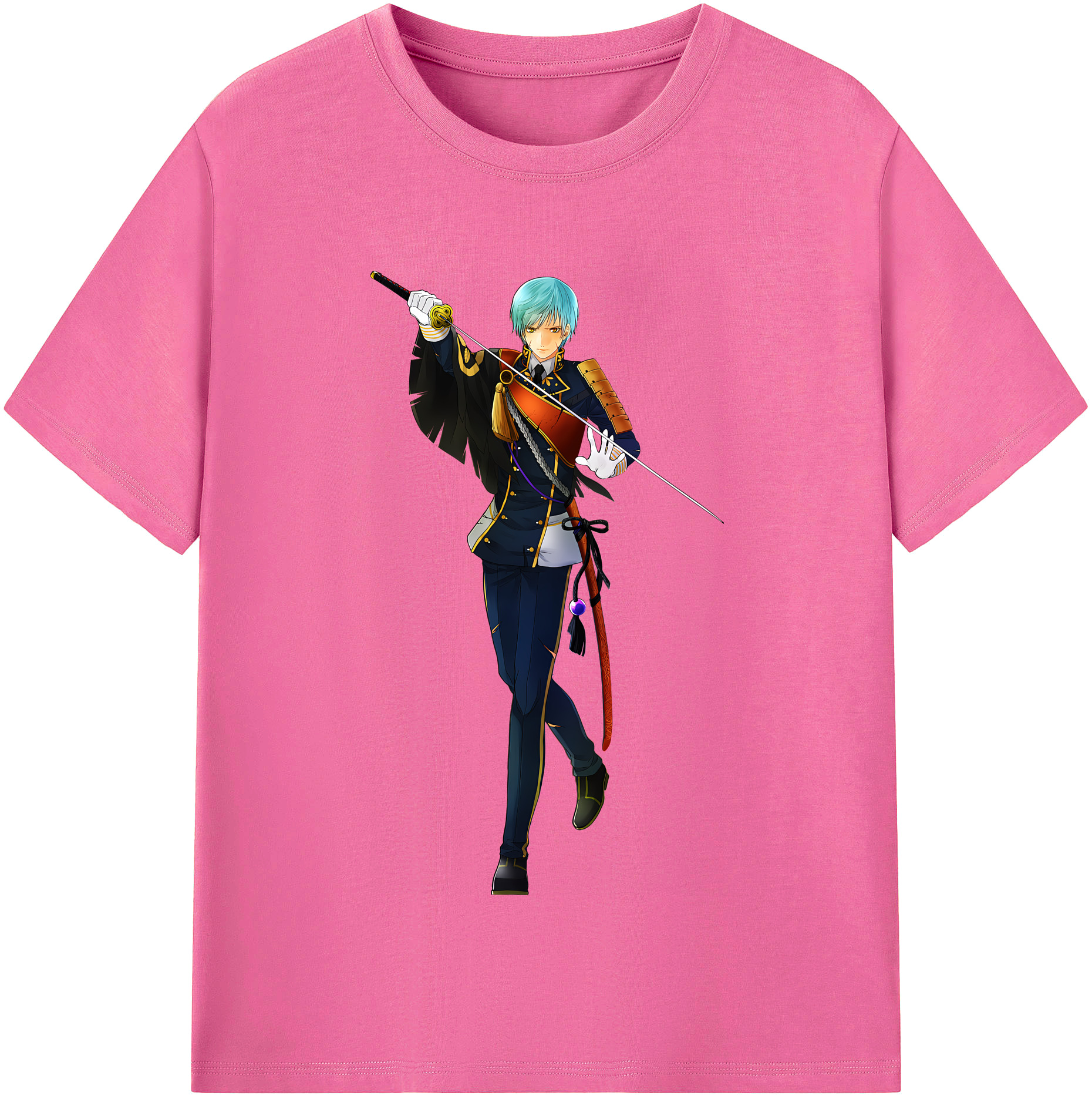（画像用） 刀剣乱舞 Touken Ranbu レディースカジュアルプリントTシャツ（綿100％）
